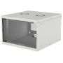 Intellinet 19" netwerkkast wand (basic), 6U, 400 mm diep, grijs, bouwpakket, max. 50 kg, bruikbare diepte 340 mm, glazen deur, montagemateriaal niet inbegrepen (714150) thumbnail