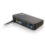 Lenovo 40A40090DK laptop dock & poortreplicator Bedraad USB 3.2 Gen 1 (3.1 Gen 1) Type-A Zwart (40A40090DK) thumbnail