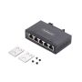 StarTech.com 5-Port Unmanaged Industriële Netwerk Switch, 10/100/1000Mbps Ethernet, DIN Rail/Wandmonteerbaar, Rugged IP30 Gigabit Ethernet Switch, -40°C - 75°C, 9~60V DC, TAA Compliant (I51G-ETHERNET-SWITCH) thumbnail