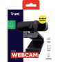 Trust Tanor Full HD Webcam – webcam – Full HD webcam met privacy‑cover – geïntegreerde microfoon – zwart (25548) thumbnail