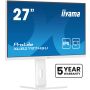 iiyama ProLite XUB2797HSU-W2 computer monitor 68,6 cm (27") 1920 x 1080 Pixels Full HD LED Wit (XUB2797HSU-W2) thumbnail