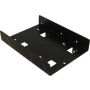 Inter-Tech 88885232 drive bay panel 2x 2,5" Bezelplaat Zwart (88885232) thumbnail
