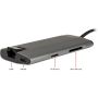 Inter-Tech GDC-802 USB 3.2 Gen 1 (3.1 Gen 1) Type-C 1000 Mbit/s Grijs (88885551) thumbnail