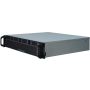 Inter-Tech IPC 2U-2404S Rack Zwart, Zilver (88887190) thumbnail