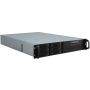 Inter-Tech IPC 2U-2406 Rack Zwart, Zilver (88887196) thumbnail