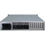 Inter-Tech IPC 2U-2406 Rack Zwart, Zilver (88887196) thumbnail