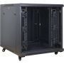 Inter-Tech 88887258 rack 15U Vrijstaande rek Zwart (88887258) thumbnail