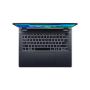 Acer TravelMate Spin 14 TMP414RN-54 Intel Core Ultra 7 155U Hybride (2-in-1) 35,6 cm (14") Touchscreen WUXGA 32 GB DDR5-SDRAM 1 TB SSD Wi-Fi 6E (802.11ax) Windows 11 Pro Blauw (NX.B7XEH.008) thumbnail