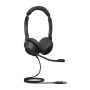 Jabra Evolve2 30, MS Stereo Headset Bedraad Hoofdband Kantoor/callcenter USB Type-A Zwart (23089-999-979) thumbnail
