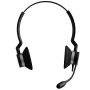 Jabra Biz 2300 Duo Headset Bedraad Hoofdband Kantoor/callcenter Bluetooth Zwart (2309-820-104) thumbnail