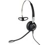 Jabra Biz 2400 II QD Mono UNC 3 in 1 Headset Bedraad Neckband, oorhaak, Hoofdband Kantoor/callcenter Zwart, Zilver (2406-720-209) thumbnail