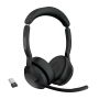 Jabra Evolve2 55 Headset Draadloos Hoofdband Kantoor/callcenter Bluetooth Oplaadhouder Zwart (25599-989-999) thumbnail