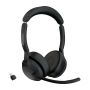 Jabra Evolve2 55 Headset Draadloos Hoofdband Kantoor/callcenter USB Type-C Bluetooth Oplaadhouder (25599-999-899) thumbnail