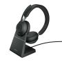 Jabra Evolve2 65 Headset Draadloos Hoofdband Kantoor/callcenter USB Type-C Bluetooth Oplaadhouder (26599-989-889) thumbnail