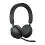 Jabra Evolve2 65, UC Stereo Headset Draadloos Hoofdband Kantoor/callcenter USB Type-C Bluetooth Zwart (26599-989-899) thumbnail
