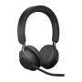 Jabra Evolve2 65, MS Stereo Headset Draadloos Hoofdband Kantoor/callcenter USB Type-C Bluetooth Zwart (26599-999-899) thumbnail