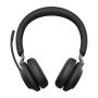 Jabra Evolve2 65, MS Stereo Headset Draadloos Hoofdband Kantoor/callcenter USB Type-C Bluetooth Zwart (26599-999-899) thumbnail