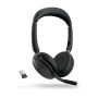 Jabra Evolve2 65 Flex Headset Bedraad en draadloos Hoofdband Kantoor/callcenter Bluetooth Zwart (26699-999-989) thumbnail