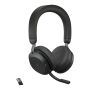 Jabra Evolve2 75 Headset Draadloos Hoofdband Kantoor/callcenter Bluetooth Oplaadhouder Zwart (27599-999-989) thumbnail