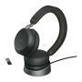Jabra Evolve2 75 Headset Draadloos Hoofdband Kantoor/callcenter Bluetooth Oplaadhouder Zwart (27599-999-989) thumbnail