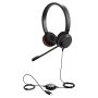Jabra Evolve 20SE MS Stereo Headset Bedraad Hoofdband Kantoor/callcenter USB Type-A Bluetooth Zwart (4999-823-309) thumbnail