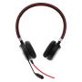 Jabra Evolve 40 MS Stereo Headset Bedraad Hoofdband Kantoor/callcenter Zwart (6399-823-109) thumbnail