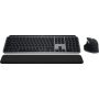 Logitech MX Keys S Combo for Mac toetsenbord Inclusief muis Thuis/Werk RF-draadloos + Bluetooth QWERTY US International Aluminium, Zwart (920-012845) thumbnail