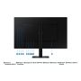 Samsung S60UD computer monitor 81,3 cm (32") 2560 x 1440 Pixels Quad HD LED Zwart (LS32D604UAUXEN) thumbnail