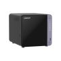 QNAP TS-432X-4G NAS Tower Alpine Alpine AL-524 4 GB DDR4 QNAP QTS Zwart (TS-432X-4G-PE) thumbnail