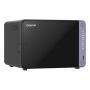 QNAP TS-632X-4G NAS Tower Alpine Alpine AL-524 4 GB DDR4 QNAP QTS Zwart (TS-632X-4G-PE) thumbnail