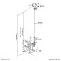 Neomounts monitor plafondsteun (FPMA-C100WHITE) thumbnail