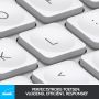Logitech MX Keys Mini For Mac Minimalist Wireless Illuminated Keyboard toetsenbord Kantoor Bluetooth QWERTY Engels Wit (920-010526) thumbnail