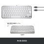 Logitech MX Keys Mini For Mac Minimalist Wireless Illuminated Keyboard toetsenbord Kantoor Bluetooth QWERTY Engels Wit (920-010526) thumbnail