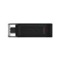 Kingston Technology DataTraveler 70 USB flash drive 128 GB USB Type-C 3.2 Gen 1 (3.1 Gen 1) Zwart (DT70/128GB) thumbnail