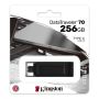 Kingston Technology 70 USB flash drive 256 GB USB Type-C 3.2 Gen 1 (3.1 Gen 1) Zwart (DT70/256GB) thumbnail