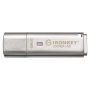 Kingston Technology IronKey Locker+ 50 USB flash drive 128 GB USB Type-A 3.2 Gen 1 (3.1 Gen 1) Zilver (IKLP50/128GB) thumbnail