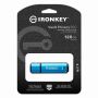Kingston Technology IronKey VP50 USB flash drive 128 GB USB Type-C 3.2 Gen 1 (3.1 Gen 1) Zwart, Blauw (IKVP50C/128GB) thumbnail