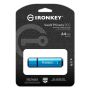 Kingston Technology IronKey VP50 USB flash drive 64 GB USB Type-C 3.2 Gen 1 (3.1 Gen 1) Zwart, Blauw (IKVP50C/64GB) thumbnail