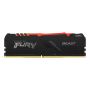 Kingston Technology FURY Beast RGB geheugenmodule 8 GB 1 x 8 GB DDR4 288-pin DIMM thumbnail