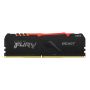 Kingston Technology FURY Beast RGB geheugenmodule 8 GB 1 x 8 GB DDR4 288-pin DIMM thumbnail