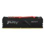 Kingston Technology FURY Beast RGB geheugenmodule 8 GB 1 x 8 GB DDR4 3600 MT/s 288-pin DIMM thumbnail