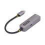 StarTech.com USB-C naar Ethernet Adapter, NIC, 100W PD Pass-Through, USB 3.0 Type-C 1Gbps Multi Speed Netwerk Adapter, Gigabit Ethernet, Thunderbolt Compatibel, Windows &amp; Mac (1GPD3-USB-C-ETHERNET) thumbnail