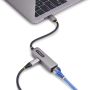 StarTech.com 2.5GbE USB-C naar Ethernet Adapter, 100W PD Pass-Through, NBASE-T NIC, USB 3.0 Type-C 2.5/1G Multi Speed Netwerk, Thunderbolt Compatibel, Windows & Mac (2GPD3-USB-C-ETHERNET) thumbnail