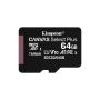 Kingston Technology 64GB micSDXC Canvas Select Plus 100R A1 C10 kaart + ADP (SDCS2/64GB) thumbnail