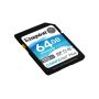Kingston Technology Canvas Go! Plus 64 GB SD UHS-I Klasse 10 (SDG3/64GB) thumbnail