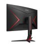 AOC CQ27G2S/BK computer monitor 68,6 cm (27") 2560 x 1440 Pixels Quad HD Zwart, Rood (CQ27G2S) thumbnail