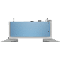 HP LaserJet 2x520 sheet Workgroup Paper Tray/Stand (6GW46A) thumbnail