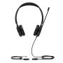 Yealink YHS36 Headset Bedraad Hoofdband Kantoor/callcenter Zwart, Zilver (1308021) thumbnail