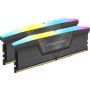 Corsair VENGEANCE RGB DDR5 6000MT/s 96GB - Grey DIMM / 2x48GB / DDR5 / 1.40V / Intel XMP and AMD EXPO (CMH96GX5M2B6000Z30) thumbnail