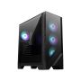 MSI MAG FORGE 321R AIRFLOW computerbehuizing Midi Tower Zwart, Transparant (MAG FORGE 321R AIR) thumbnail